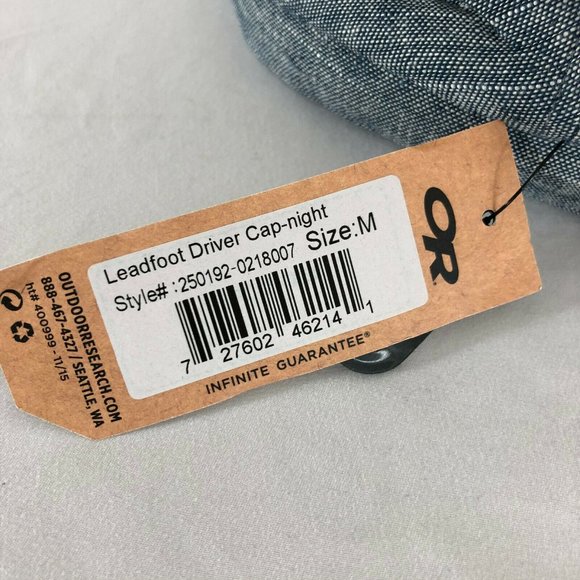 Outdoor Research Leadfoot Driver Cap Hat Blue M - Picture 4 of 5